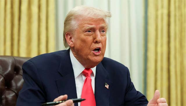 Trump says 'hopefully' no need for military action against Iran