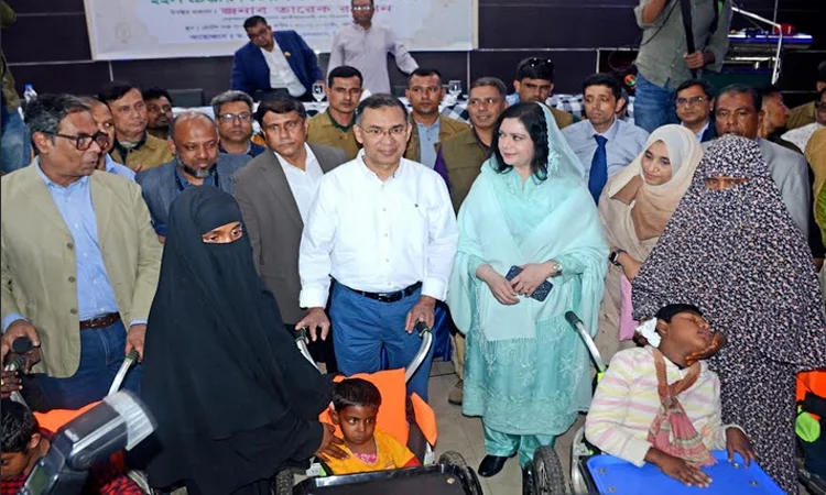 Tarique Rahman urges to stand by persons with disabilities