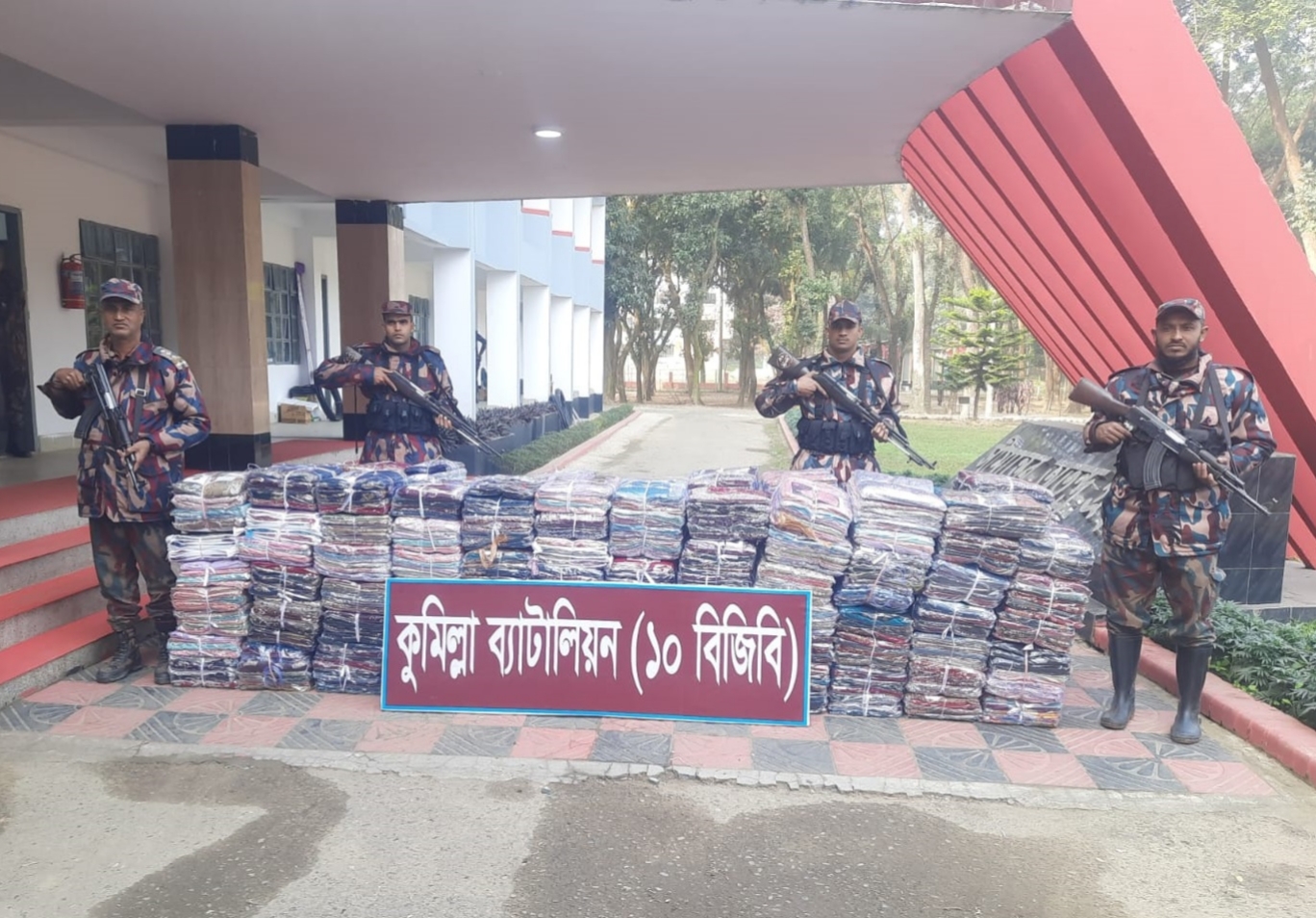 BGB seizes goods at Cumilla border