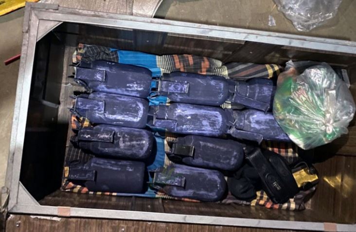 Joint forces recover grenades, pistols, ammunition in Bagarpara