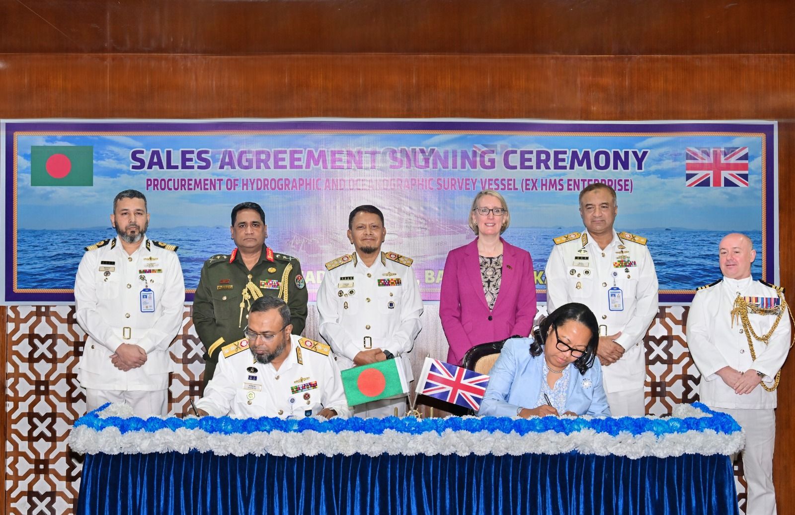 Bangladesh, UK sign survey vessel purchase agreement for Navy
