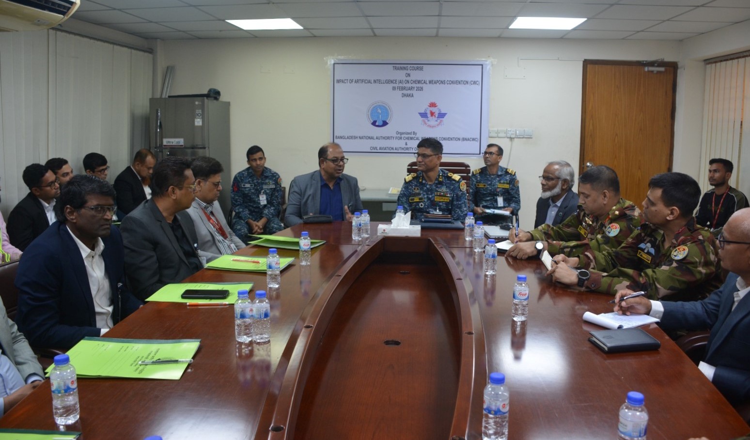 Training workshop of AI's impact on CWC at airport held