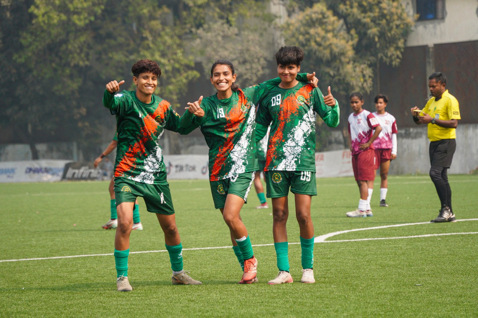 Army go goal feast as Sultana scores triple hat-tricks