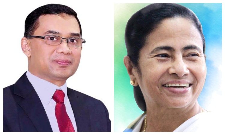 Mamata Banerjee greets Tarique Rahman