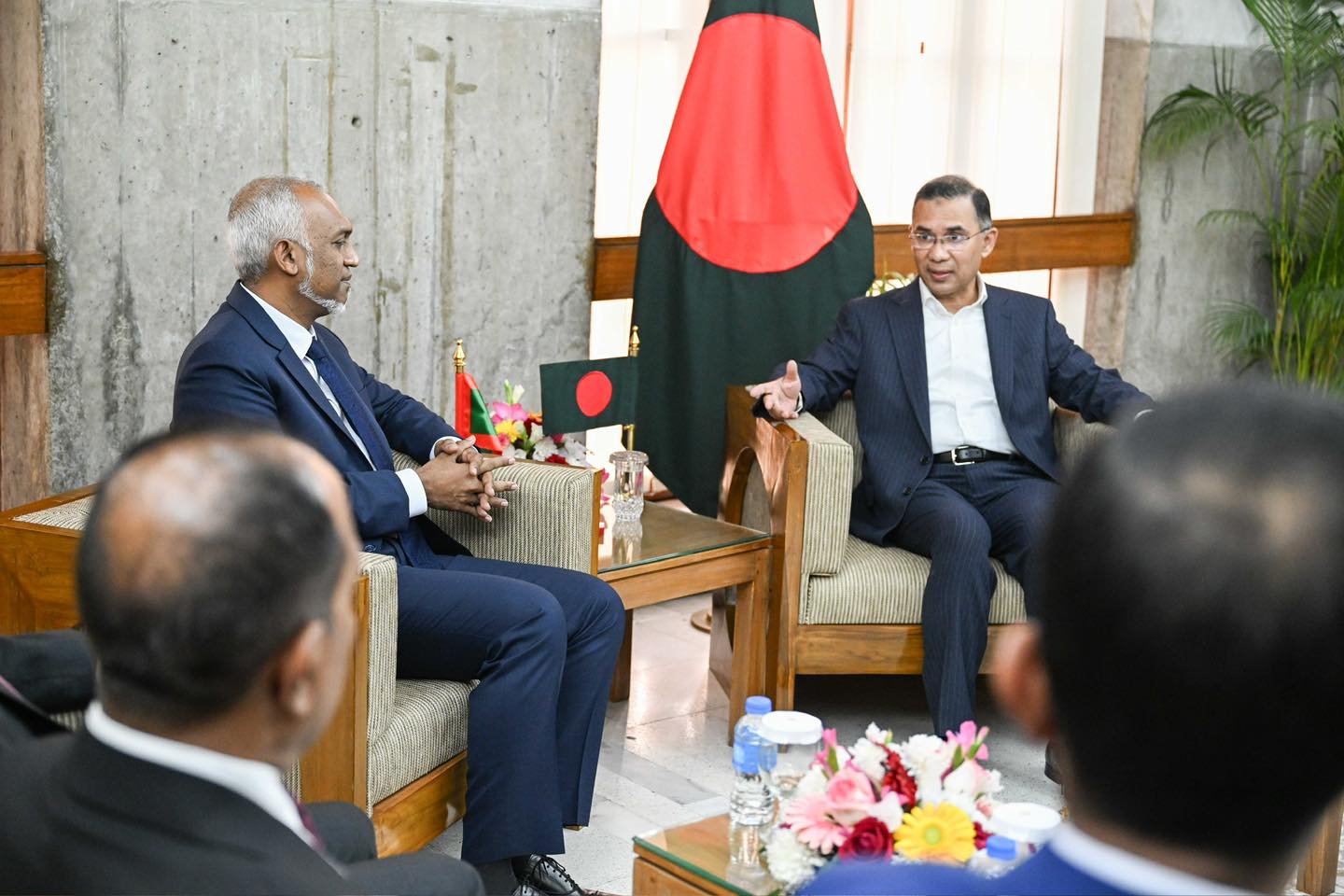Maldivian President meets PM Tarique Rahman