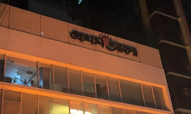 11-day art exhibition portraying burning of Prothom Alo begins