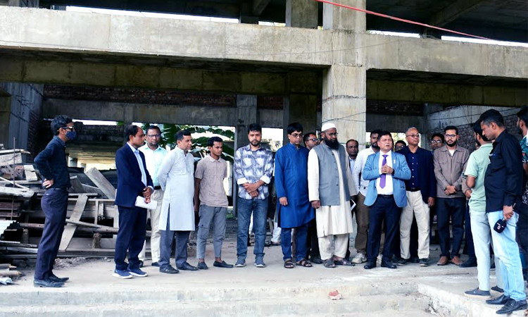 BRUR’s female student hall and research institute construction resumes