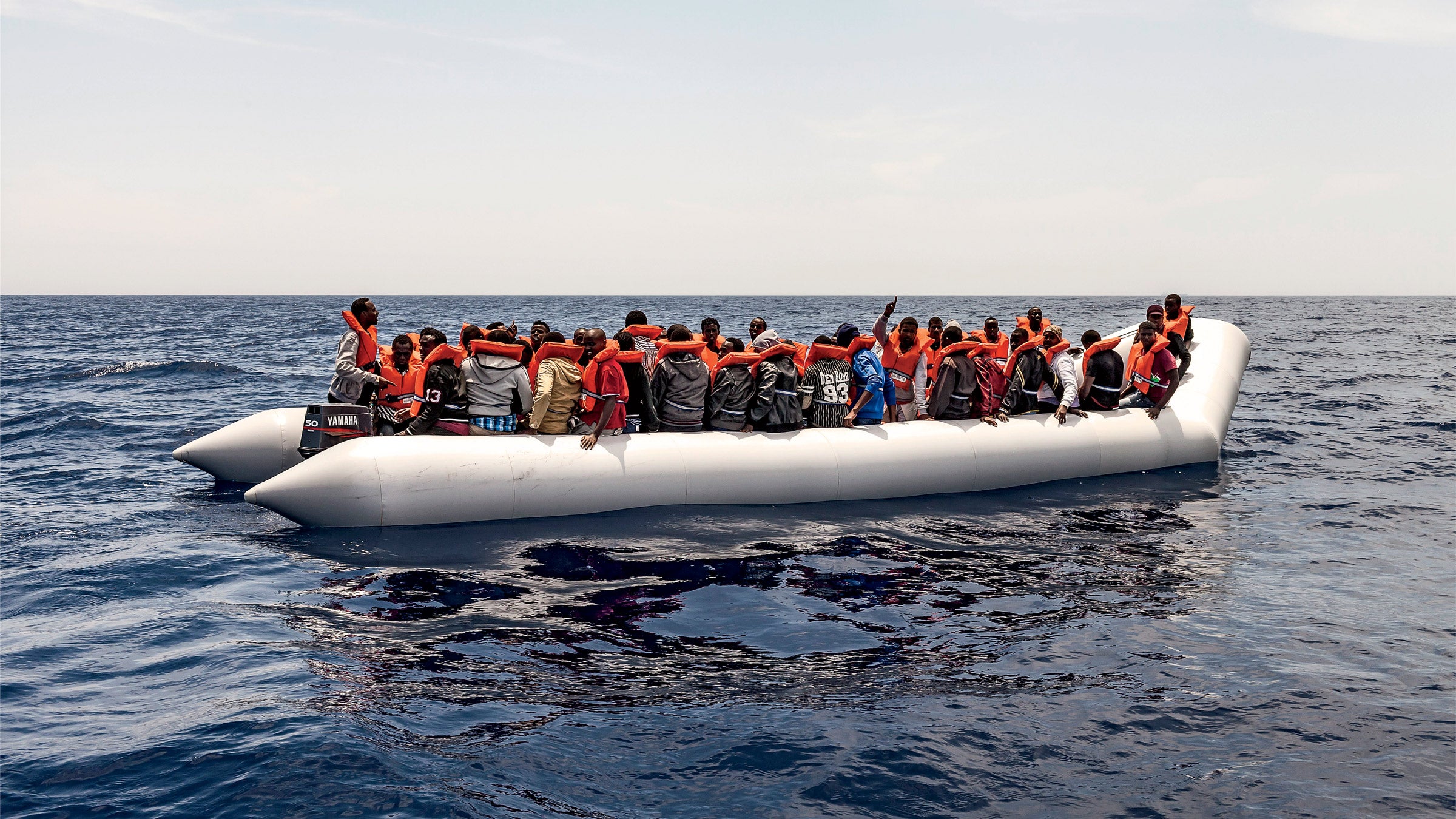 From the sky, NGO searches for west African migrant boats in distress