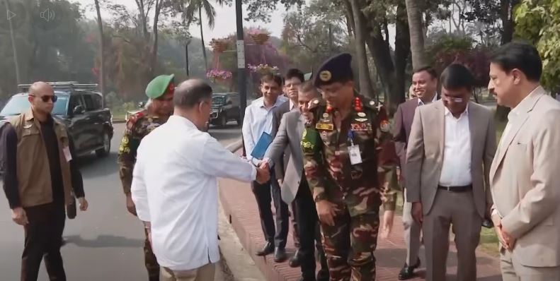 Tarique Rahman exchanges greetings with PMO officials 