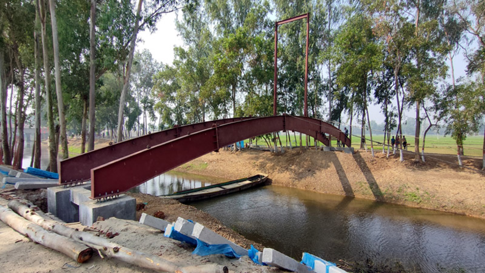 Bird village gets new look, hanging bridge comes into view