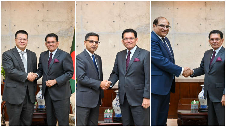 China, India, Pakistan envoys meet FM