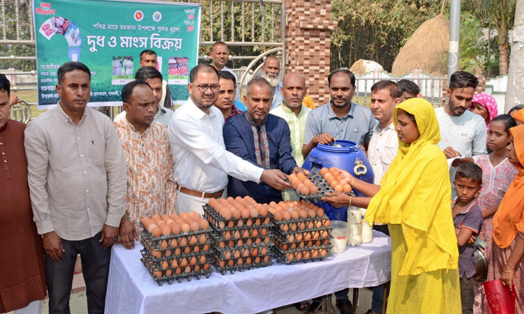 Milk, eggs, beef being sold at fair prices in Bogura