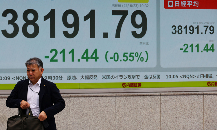 Asian stocks drop at open after Iran strikes