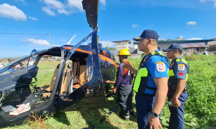 Helicopter crash kills two in Philippines