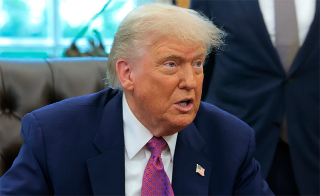 Trump says US Navy could escort tankers, Iran aimed to strike first