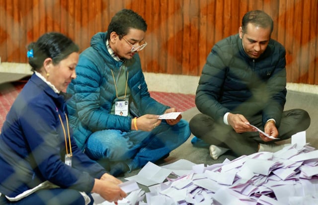 Nepal counts votes after key post-uprising election