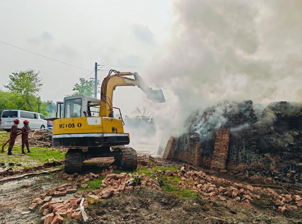 7 illegal brick kilns demolished in Bagerhat