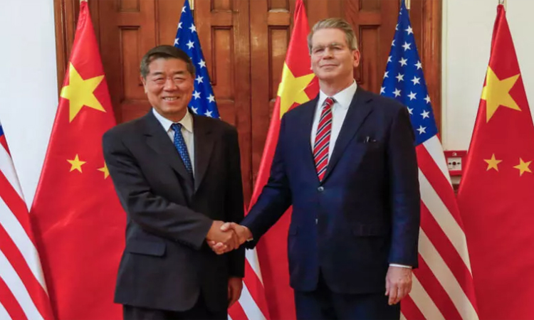 China confirms top economic official to meet US counterpart in Paris