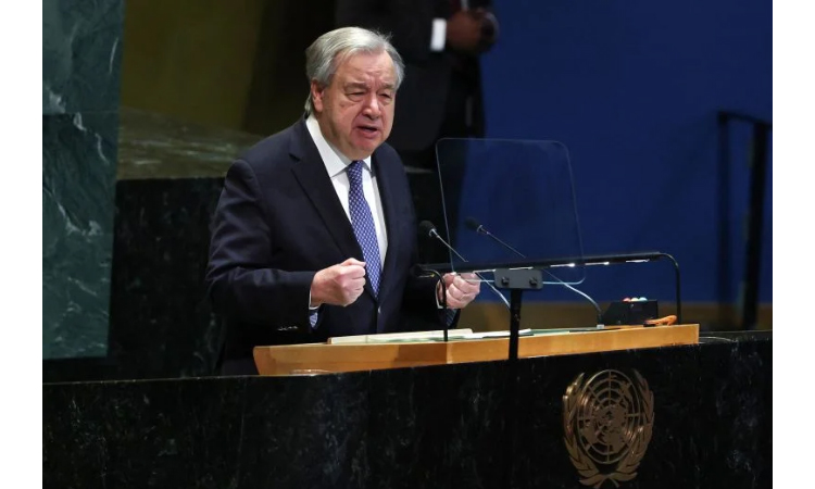 UN chief in Beirut for Lebanon 'solidarity' visit