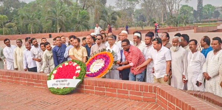 Liberation War Affairs, Post and Telecom Ministers pay tribute at Savar