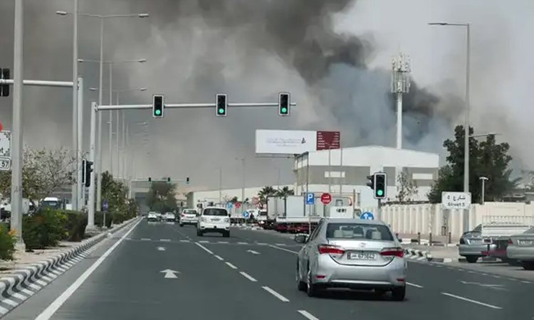 Explosions heard in Doha after key areas evacuated