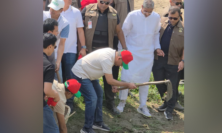 PM opens nationwide canal excavation programme in Kaharole, Dinajpur 