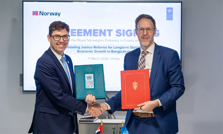UNDP, Norway sign agreement to advance judicial independence in Bangladesh 
