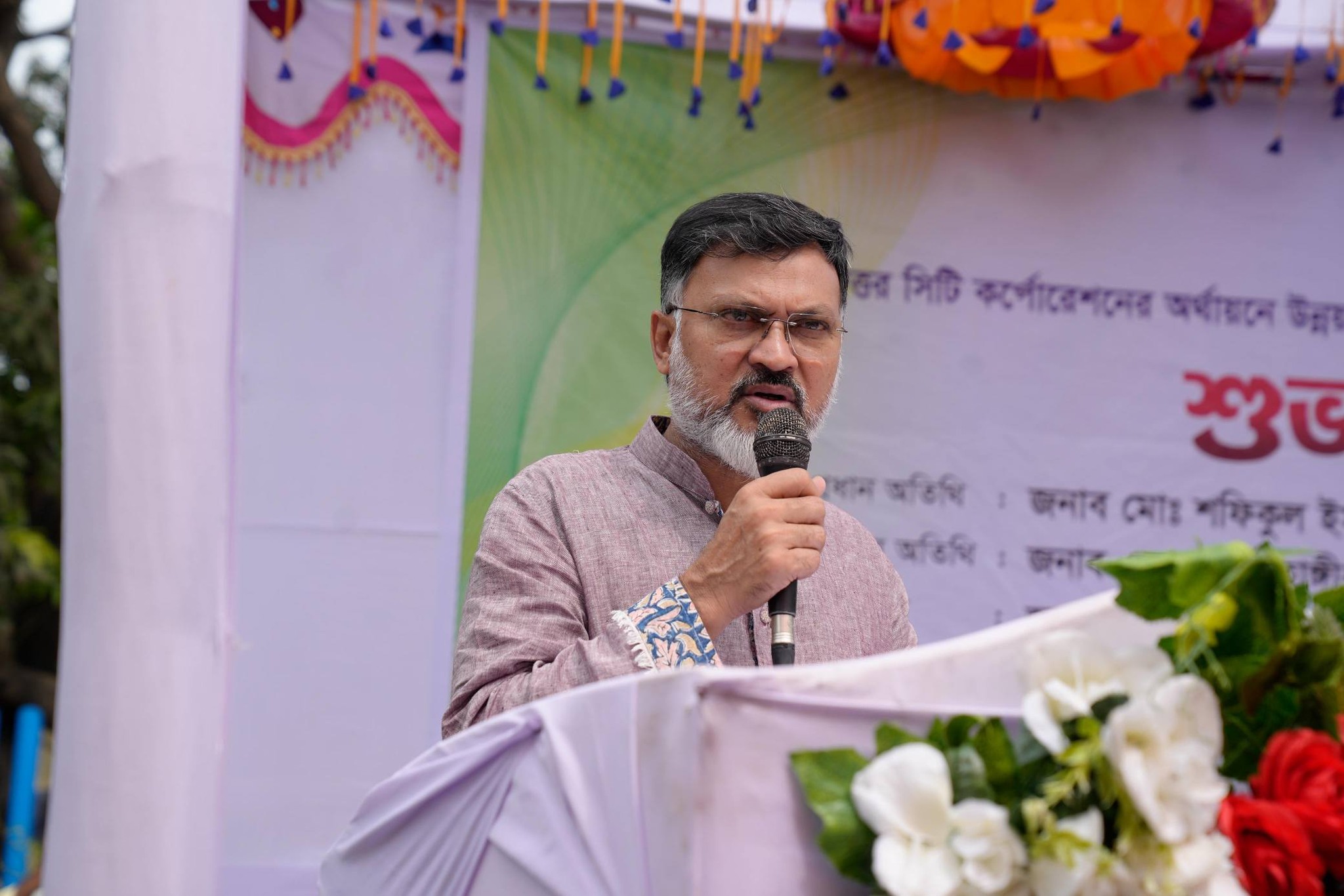 DNCC administrator inaugurates Eidgah, playground in Uttarkhan