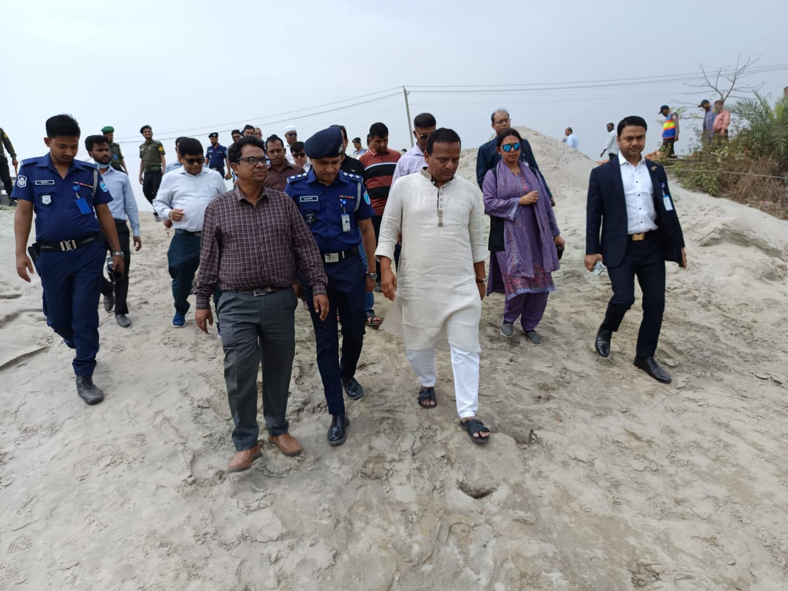 State Minister Rajib Ahsan visits Shimulia Ghat ahead of Eid travel rush