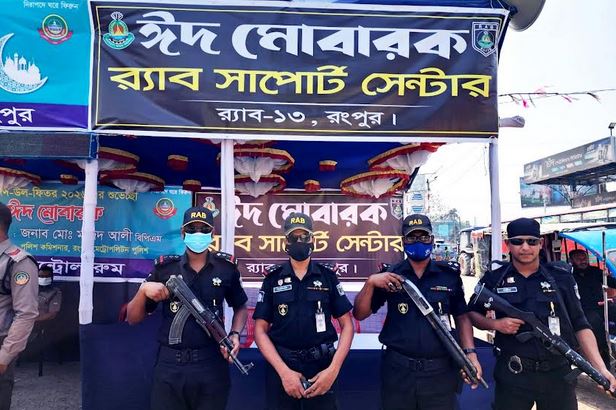 RAB-13 tightens security in Rangpur division marking Eid-ul-Fitr