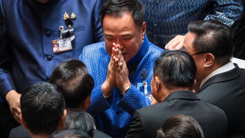 Thailand's new parliament elects Anutin as PM
