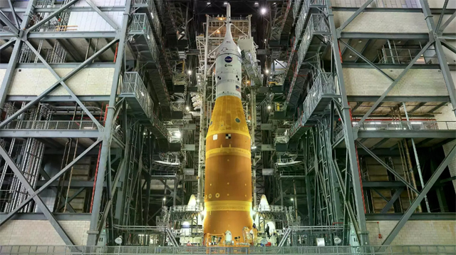 NASA returns Moon rocket to pad, eyeing April 1 launch