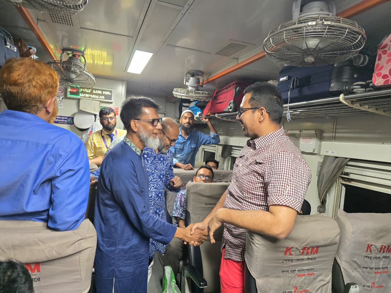 State Minister Habibur Rashid inspects Kamalapur Railway Station