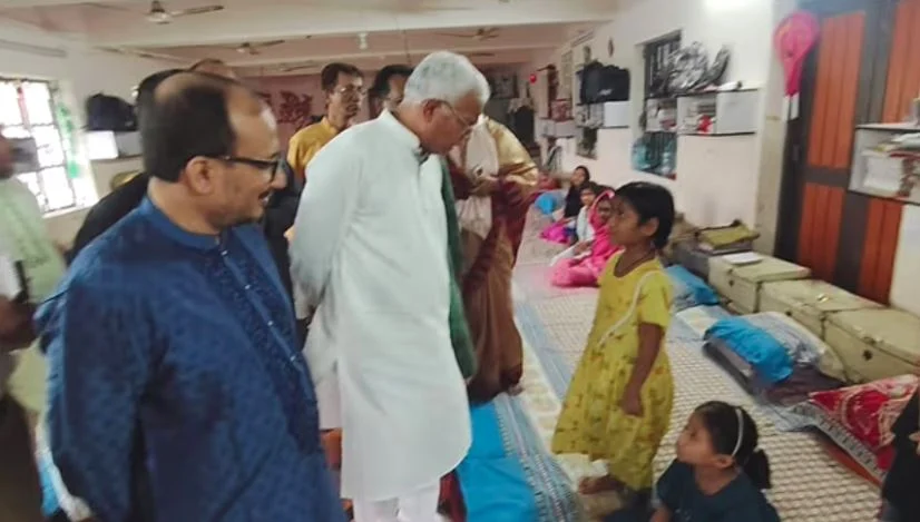 Social welfare minister visits govt children’s homes on Eid