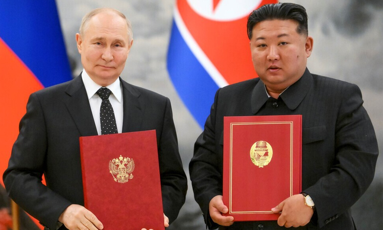 Putin calls for Russia, N. Korea to strengthen 'strategic partnership'