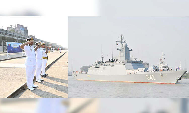 Russian Navy Ship arrives in Ctg on 4-day 'Goodwill Visit'