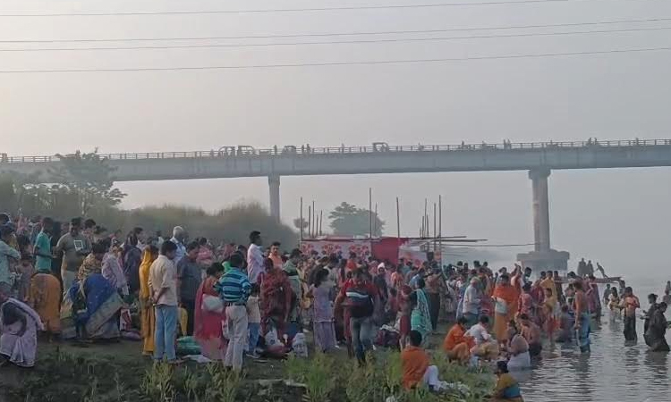 Pilgrims gather in Kishoreganj for Ashtami Snan Festival