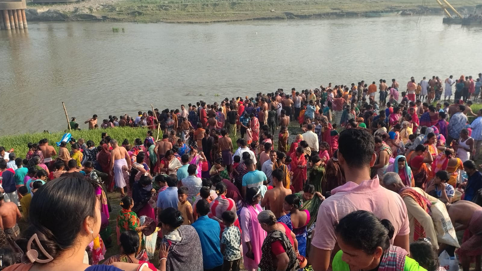 Hindu community celebrates Astami Snan in Jamalpur