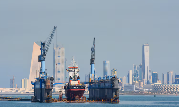 Kuwait says main port damaged in drone attack