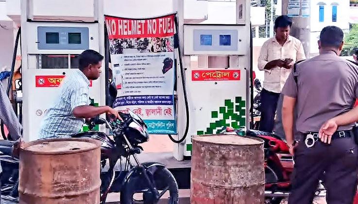 No fuel without valid driving license, documents in Rangpur