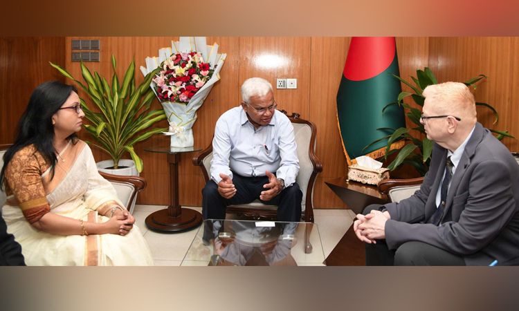 Zahid Hossain meets UNOPS delegation to strengthen partnership