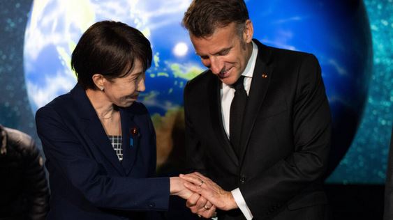 French President Macron lands in South Korea after Japan visit