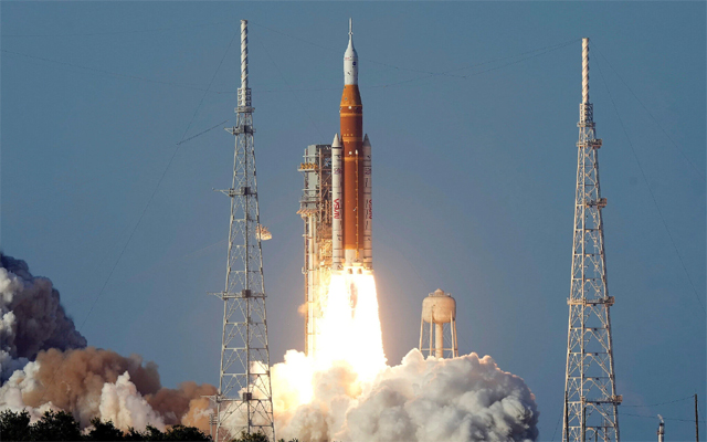 Artemis astronauts blast towards Moon on historic mission