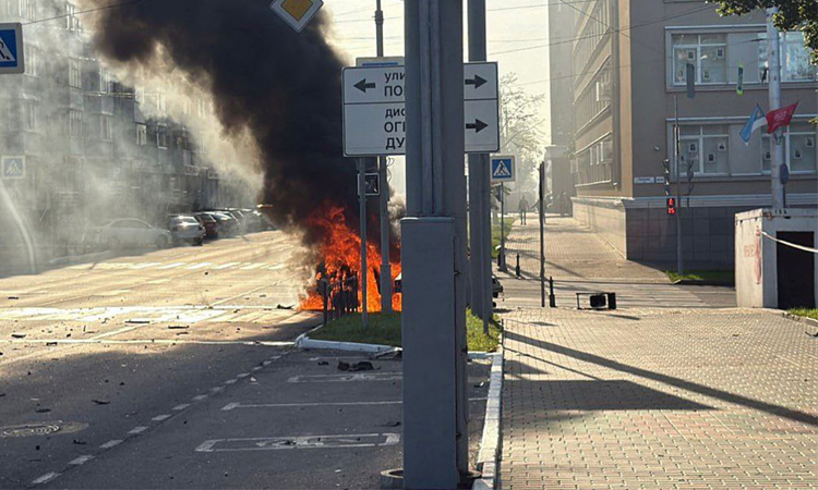 Drone, missile strike kills one in Russia's Rostov: governor