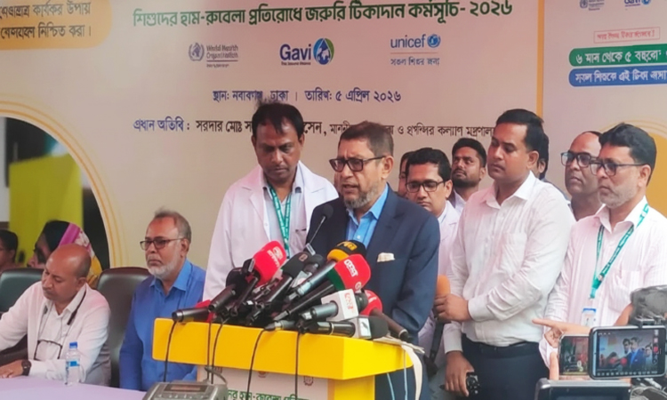 Nationwide measles vaccination to begin on May 3: health minister