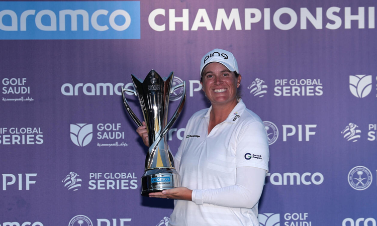 Coughlin captures third LPGA title at Aramco Championship