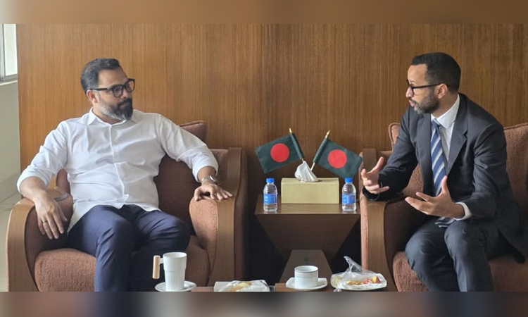 ILO country director meets State Minister Aminul