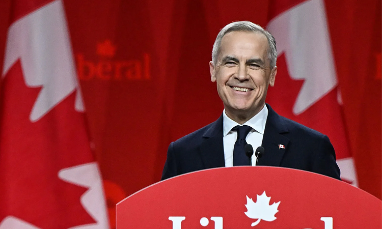 Carney vows action to boost Trump-threatened economy after winning majority