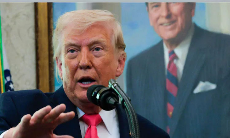 Trump says will fire Fed chair if he stays beyond mandate