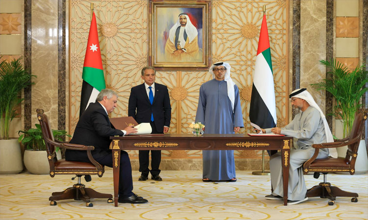 Jordan, UAE sign $2.3 billion railway project
